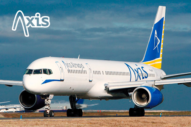 Axis Airways - univers de marque - Livrée des avions - communication globale
